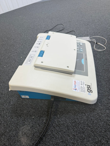 TympStar system with air pump and acoustic probe attached