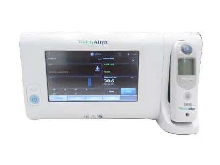 Welch Allyn Connex Spot Vital Signs Monitor on Stand with Power Supply and Accessories vital signs monitor stand SelfiMed UK