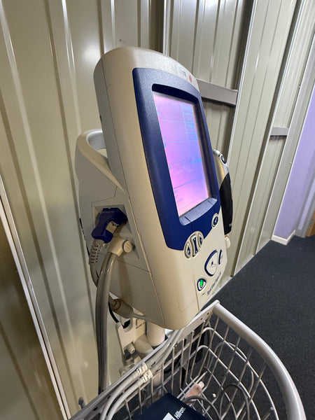 Welch Allyn LXI Spot Vital Signs Monitor on Stand with Power Supply and Accessories Welch Allyn