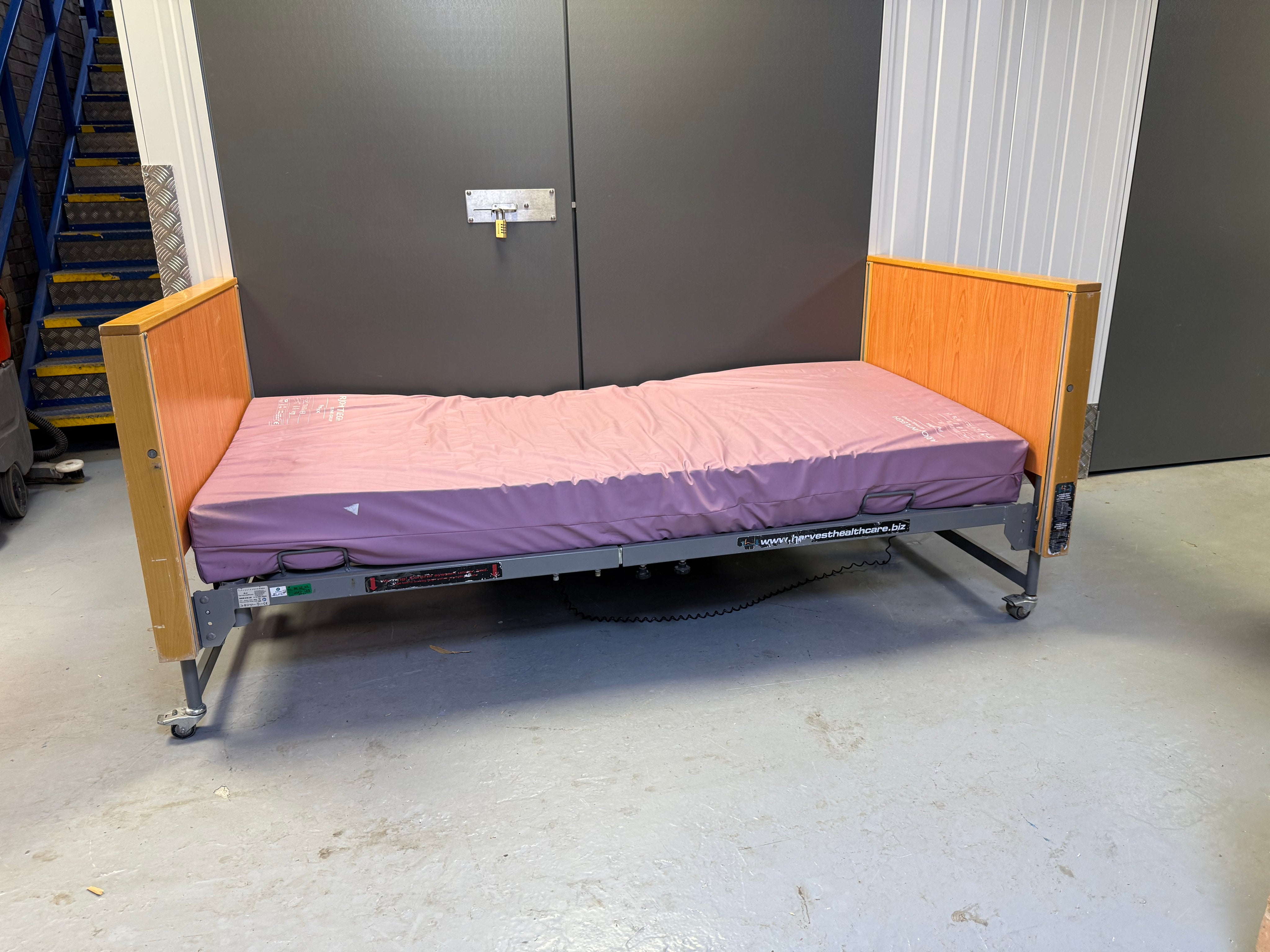 Woburn Ultra Low profiling hospital bed with mattress