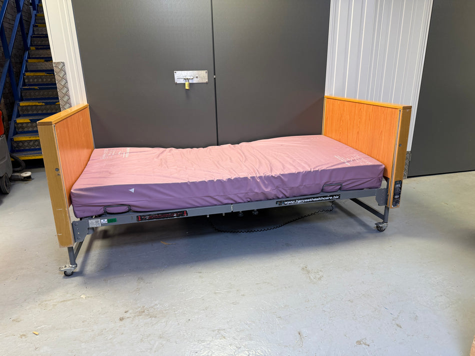 Woburn Ultra Low profiling hospital bed with mattress