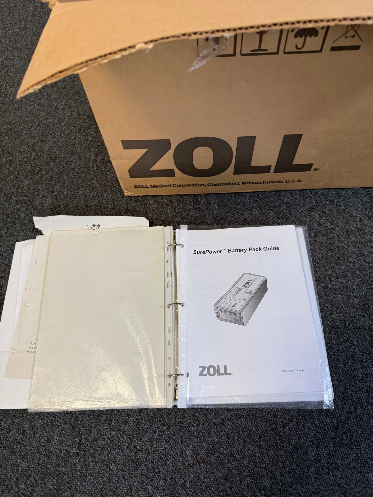 Zoll R-Series Plus defibrillator with manual