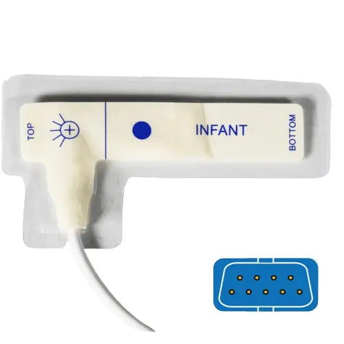 APK Compatible Disposable Wrap SpO2 Sensors - Expired date - Box of 25 - SelfiMed UK