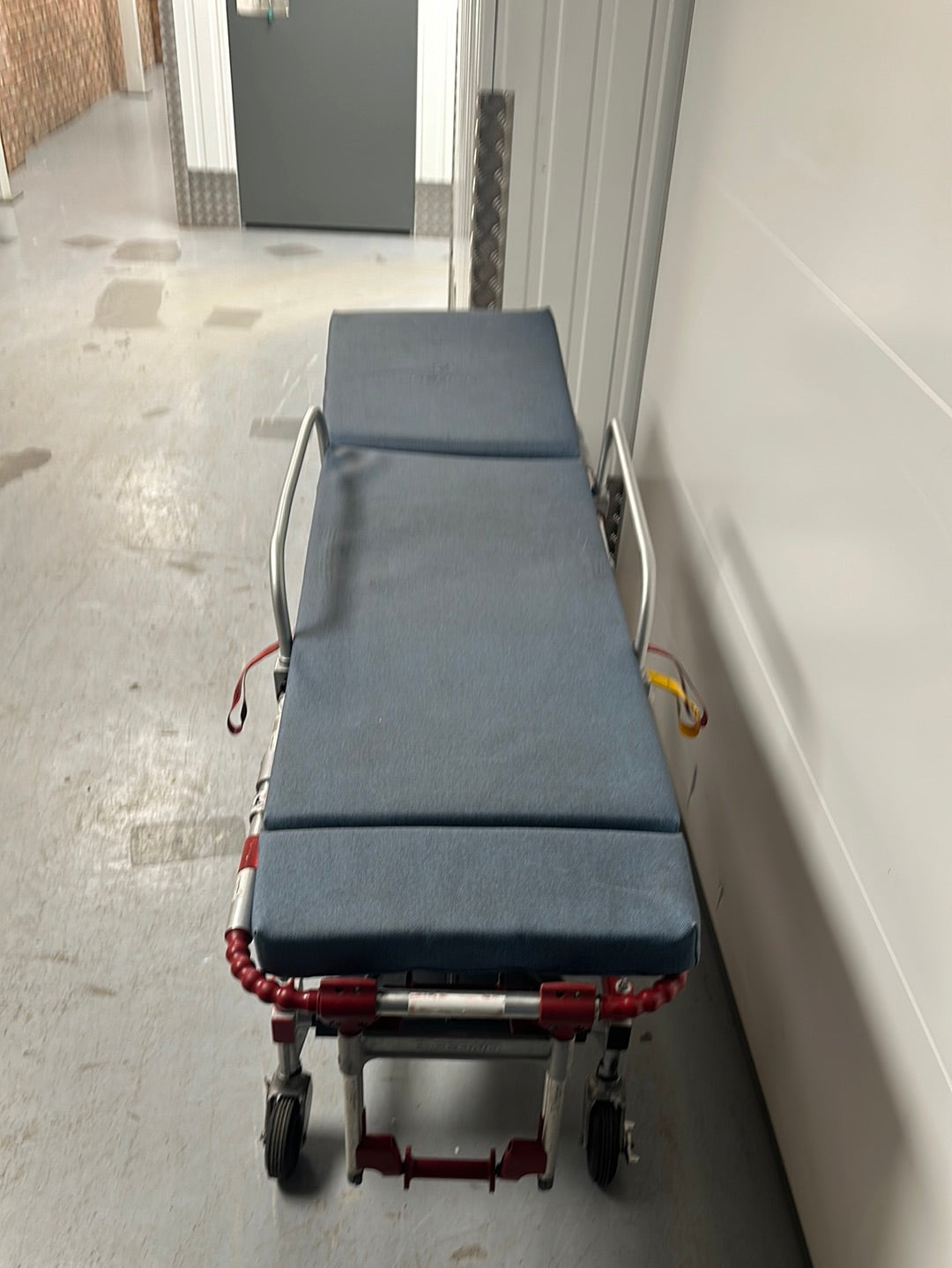 Adjustable backrest feature of Falcon Six stretcher