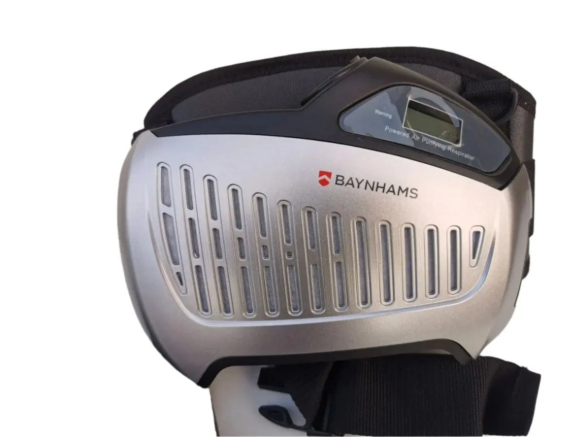 Baynhams Powered Air Purifying Respirator with Power Supply and Li-ion Battery air purifying respirator SelfiMed UK