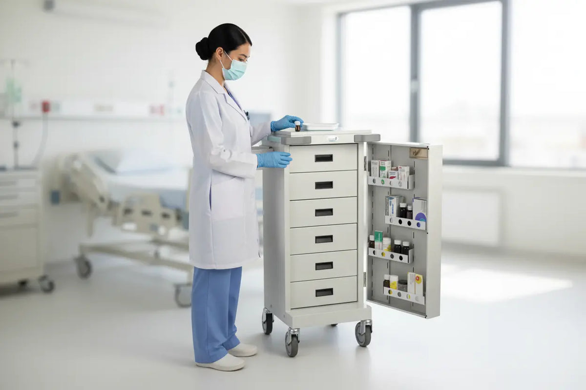 Bristol Maid Lockable Drugs Cabinet with Key - SelfiMed UK