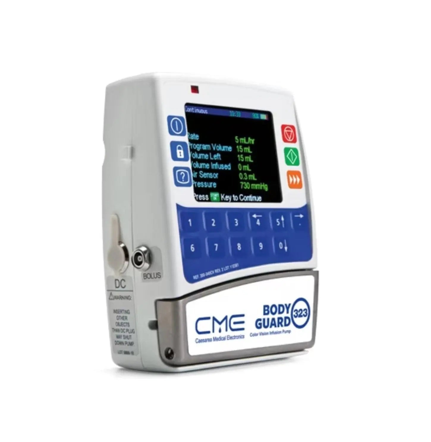 CME Bodyguard 323 Colour Vision Infusion Pump - New — SelfiMed UK