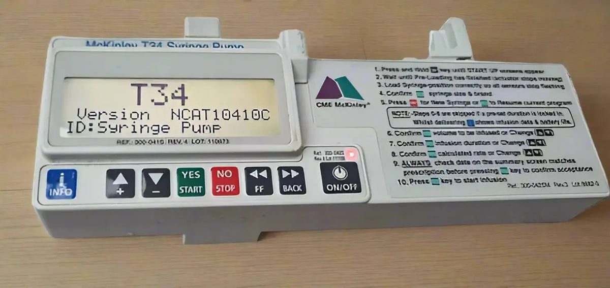 Syringe Driver Stack Syringe Driver CME McKinley T34 | Portable Precision Infusion – SelfiMed UK