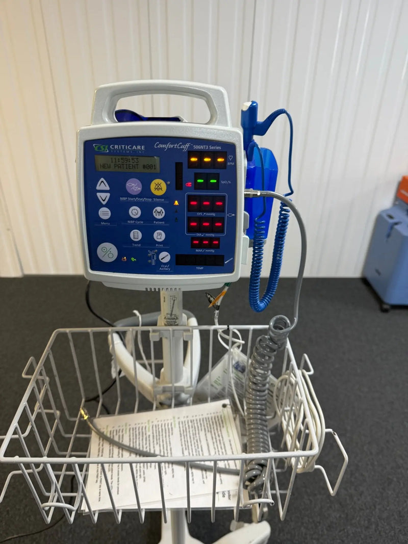 Criticare 506NT3 Comfortcuff Series Monitor on a Trolley Stand - SelfiMed UK