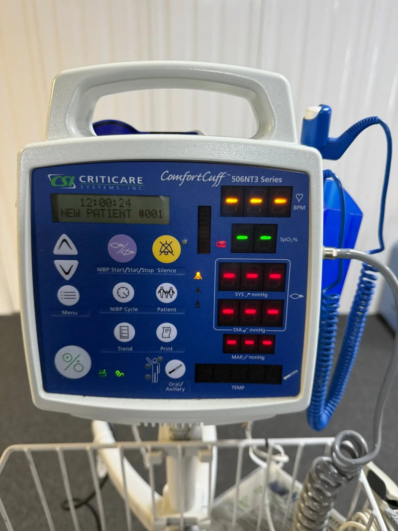 Criticare 506NT3 Comfortcuff Series Monitor on a Trolley Stand - SelfiMed UK