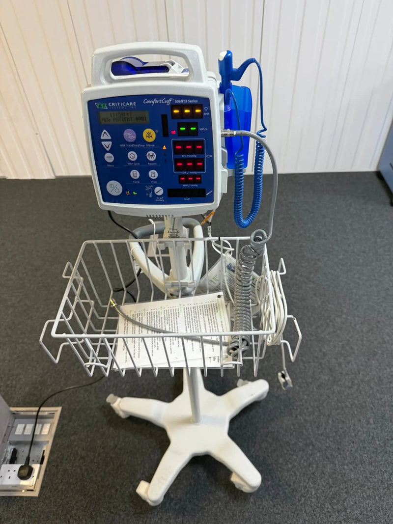 Criticare 506NT3 Comfortcuff Series Monitor on a Trolley Stand - SelfiMed UK