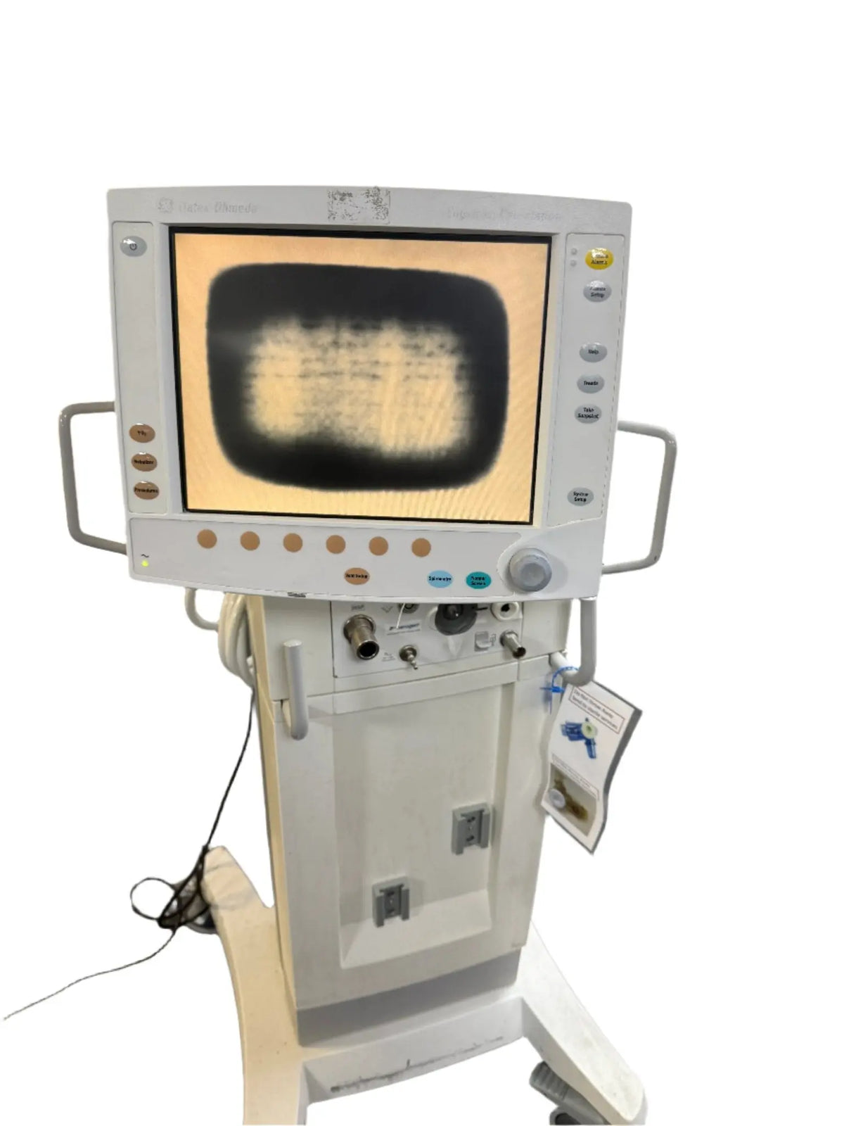 Datex Ohmeda Engstrom Carestation Patient Ventilator with damaged screen patient ventilator SelfiMed UK