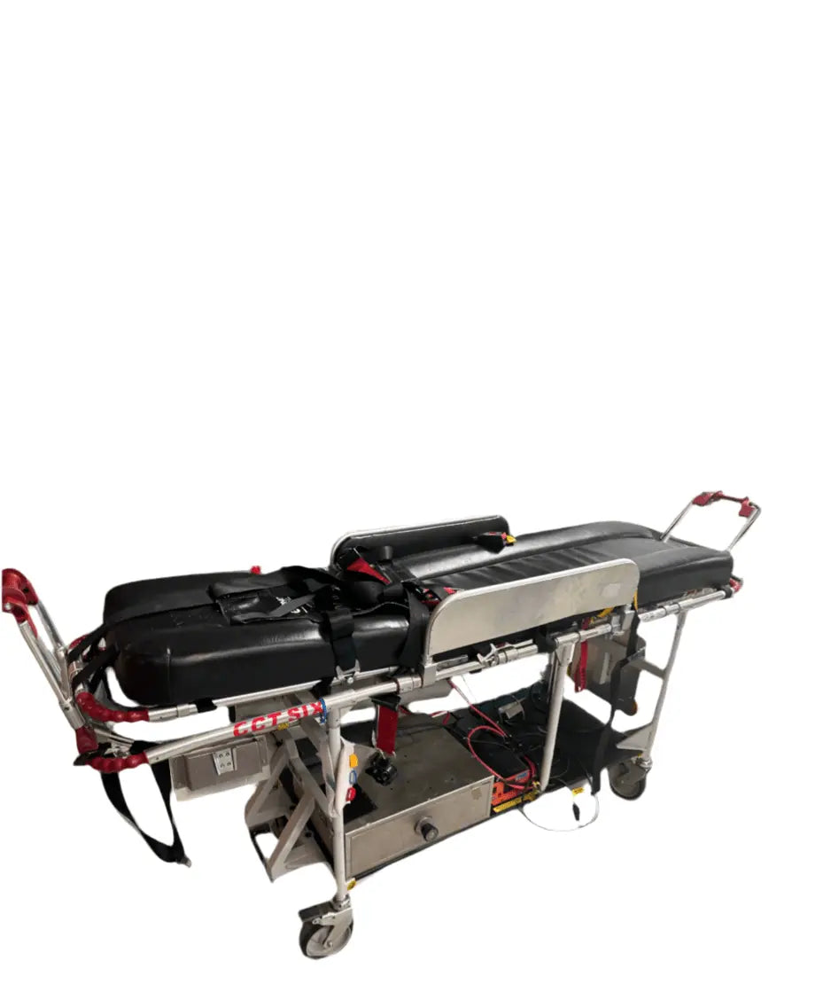 Ferno CCT Six Critical Care Trolley with Mattress and LSU Docking Plate Ambulance Stretcher SelfiMed UK