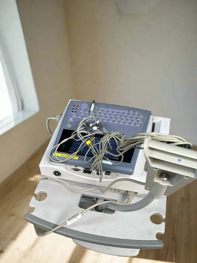 GE Mac 1600 ECG machine with ECG Leads - SelfiMed UK