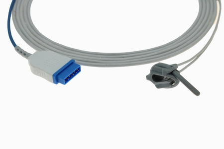 GE Marquette Medical device cable with connector on a white background