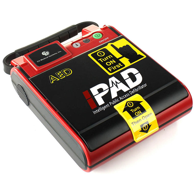 CU Medical Systems IPAD AED Defibrillator with Brand New battery & New Pads