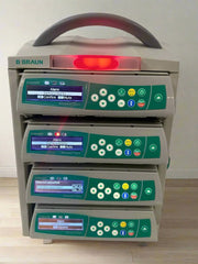 Lot of 4x B.Braun Infusomat Space Infusion Pumps with B. Braun Space Station - SelfiMed UK