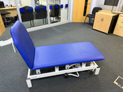 manual height adjustment feature on Bristol Maid medical couch