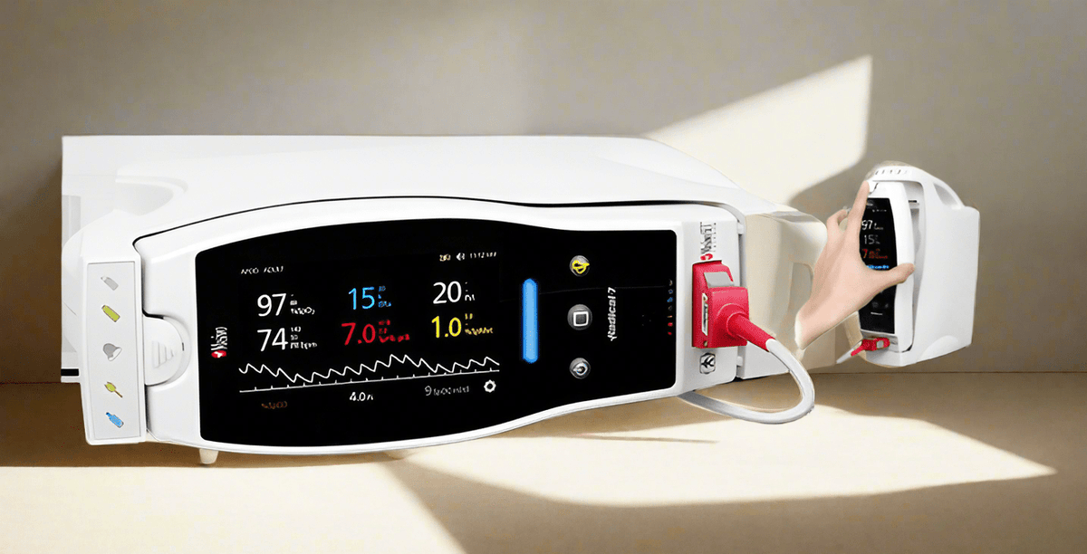 Masimo Set Radical 7 Signal Extraction Pulse CO - Oximeter Patient Monitor with Docking Station & Leads SpO2 - SelfiMed UK