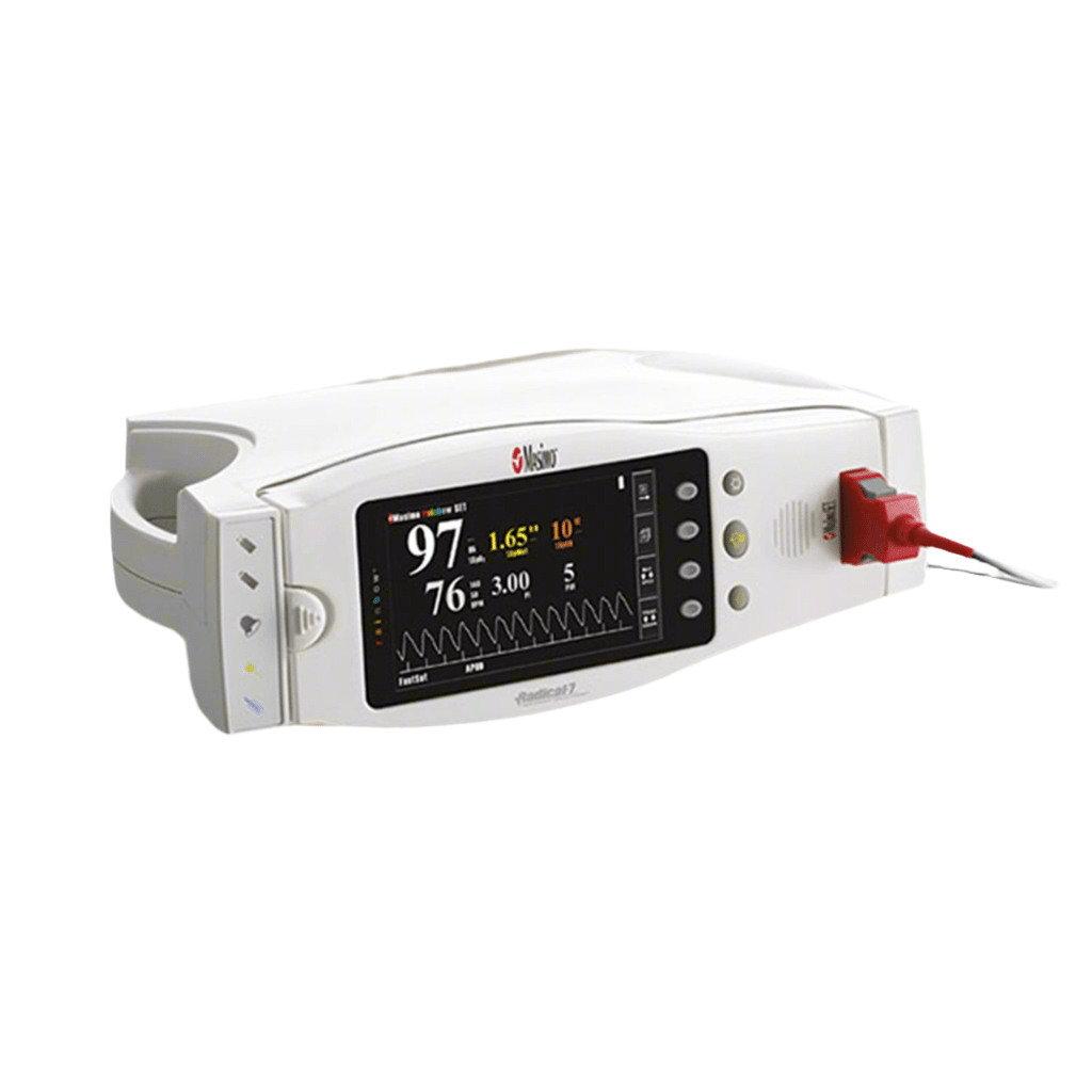 Masimo Set Radical 7 Signal Extraction Pulse CO - Oximeter Patient Monitor with Docking Station & Leads SpO2 - SelfiMed UK