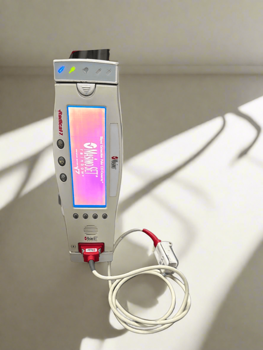 Masimo Set Radical 7 Signal Extraction Pulse CO - Oximeter Patient Monitor with Docking Station & Leads SpO2 - SelfiMed UK