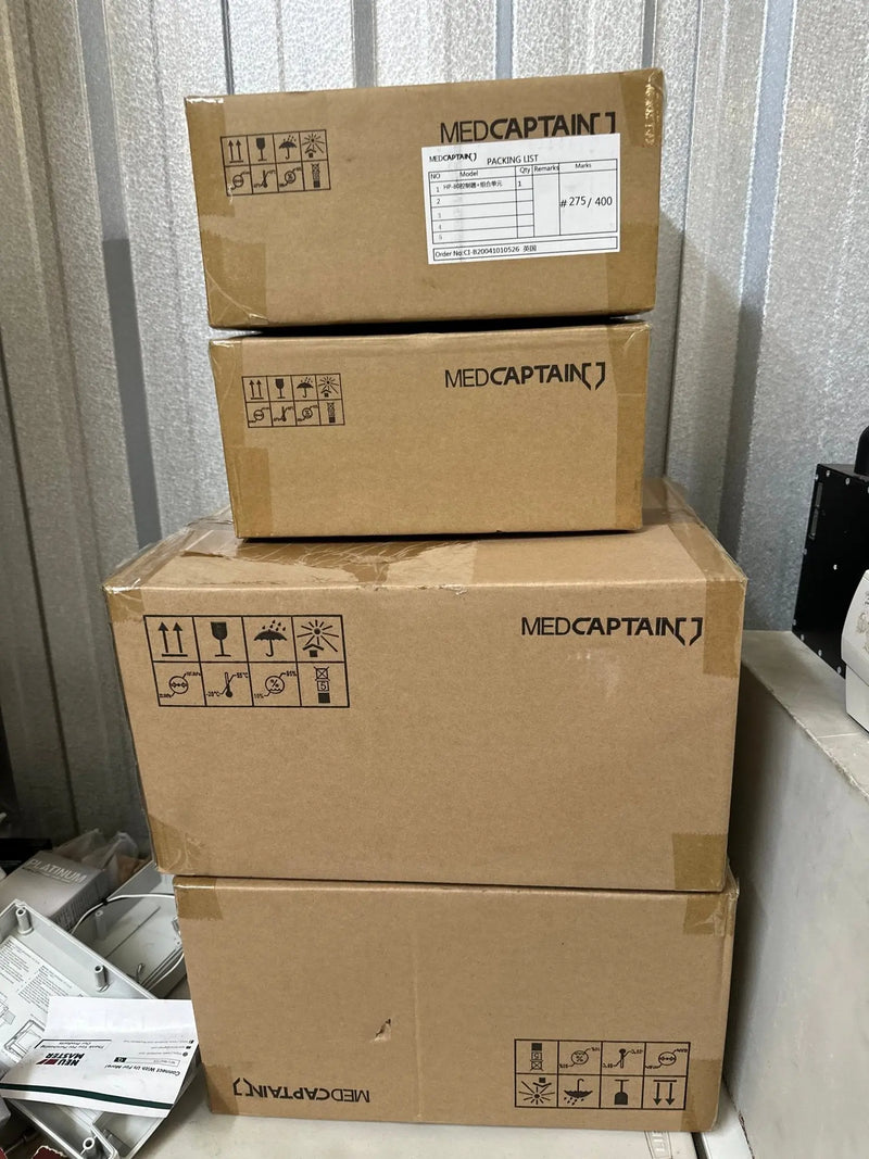 MedCaptain HP - 80 Cabinet / Workstation with HP - 80 Cabinet Cover & Pole Clamp - New in Box