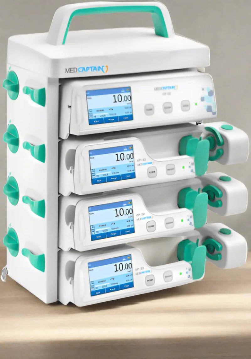 MedCaptain HP - 80 Cabinet / Workstation with HP - 80 Cabinet Cover & Pole Clamp - New in Box