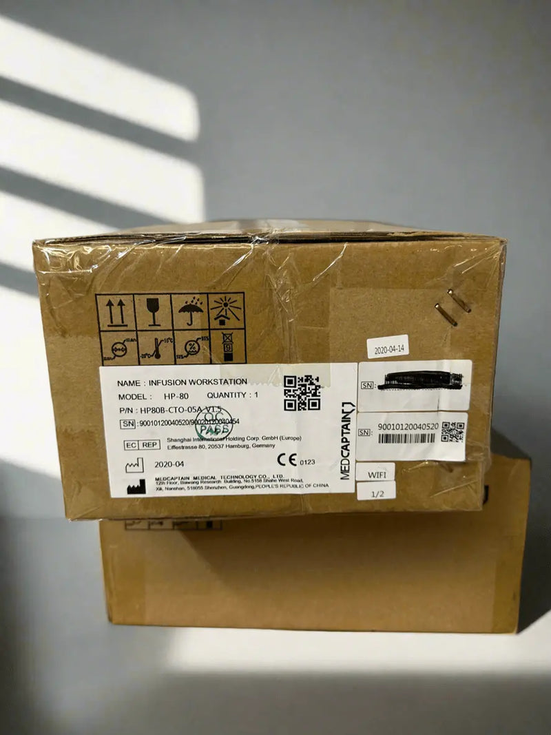 MedCaptain HP - 80 Cabinet / Workstation with HP - 80 Cabinet Cover & Pole Clamp - New in Box