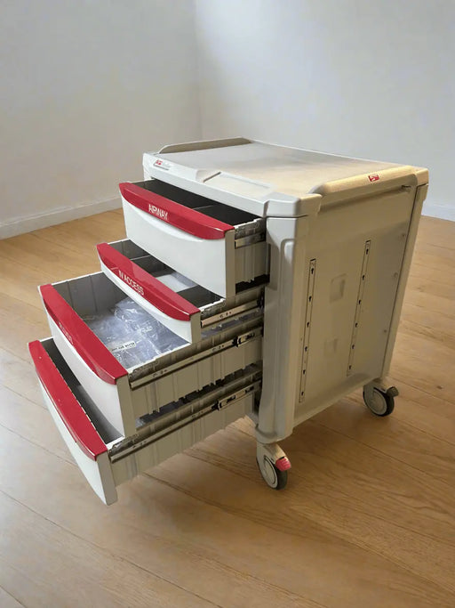 Metro FlexLine CO5 - 990B Crash Trolley - 4 Drawers - SelfiMed UK