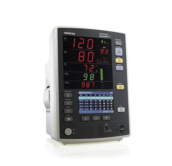 Mindray Datascope Accutorr V Plus Patient Monitors With SPO2, NIBP & Printer Op - SelfiMed UK