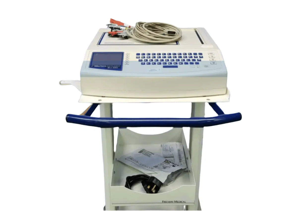 Mortara Instrument ELI 250 ECG Machine with ECG Leads ECG Machine SelfiMed UK