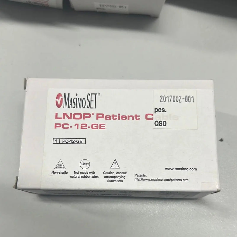 New Masimo LNOP PC - 12 - GE Ref 1890 Patient Cable - SelfiMed UK