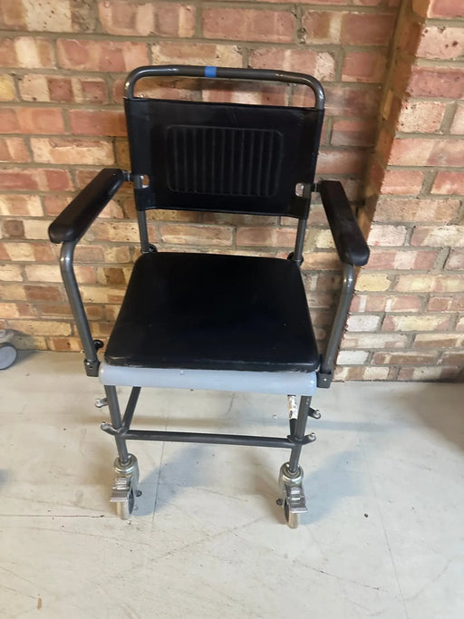 NRS Healthcare Height Adjustable Wheeled Commode - SelfiMed UK