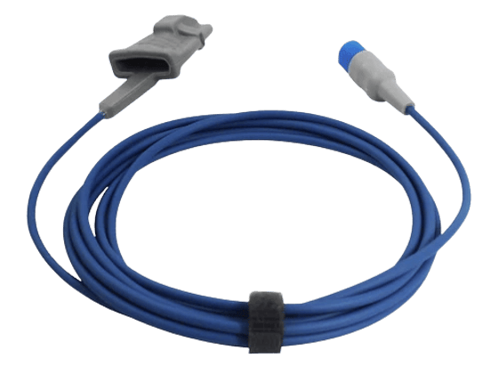 Philips M1191BL Spo2 Sensor Cable Adult Soft 9.8 ft 8 Pins Connector - SelfiMed UK