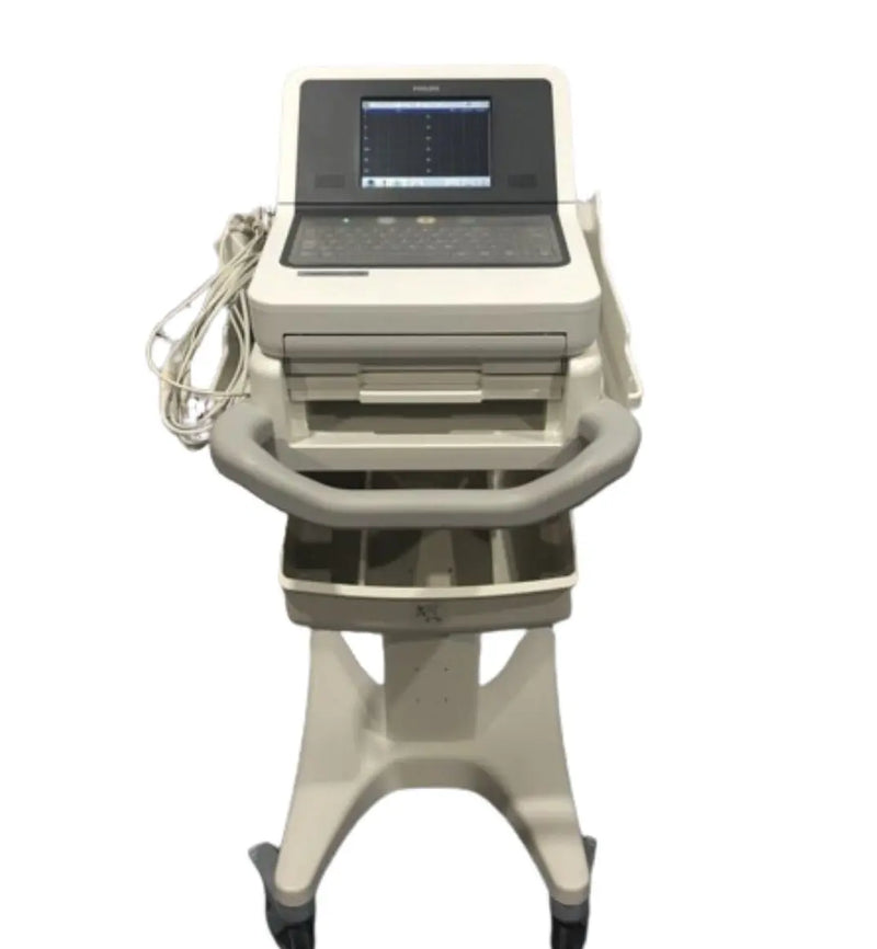 Philips PageWriter TC30 ECG Machine on Stand with 10 Lead ECG Leads - SelfiMed UK