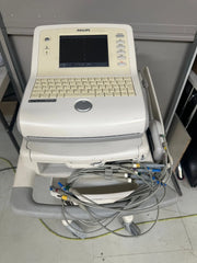 Philips PageWriter Trim II ECG Machine on Stand with 10 Lead ECG Leads - SelfiMed UK