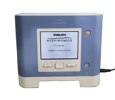 Philips Respironics Trilogy 202 Ventilator Software Version 14.2.05 - Blower Hours 491.1 Hrs on Stand SelfiMed UK