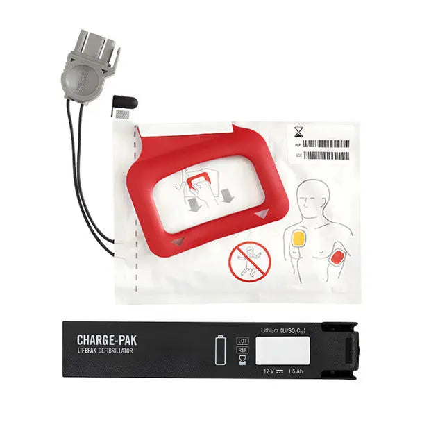 Physio Control Lifepak CR Plus Defibrillator in Case Physio Control