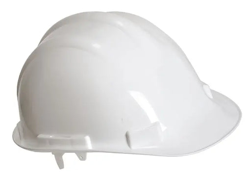 Portwest PW50 Safety Helmet - Non Vented Slip Ratchet Standard Peak - SelfiMed UK