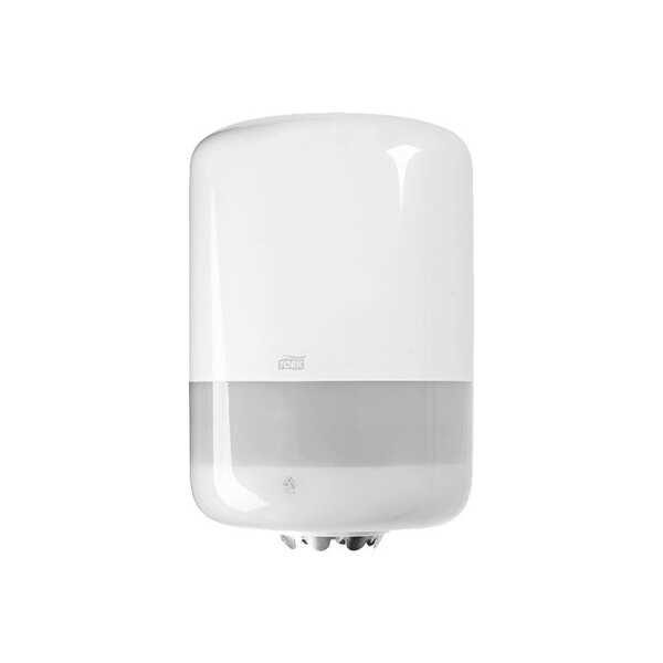 Tork Tork Wipe Dispenser, Wall White, Wiper Dispenser with Key