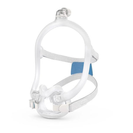 side view of Resmed AirFit F30i Full Face CPAP Mask with soft cushion