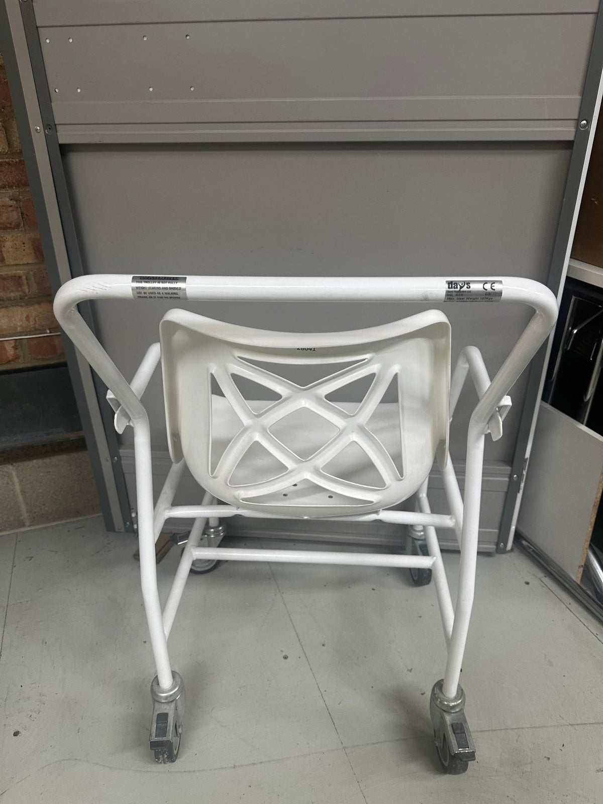 Roma Medical Wheeled Mobile Shower Chair - SelfiMed UK