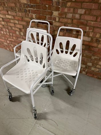 Roma Medical Wheeled Mobile Shower Chair - SelfiMed UK