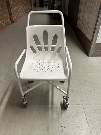 Roma Medical Wheeled Mobile Shower Chair - SelfiMed UK