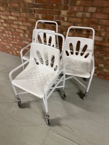 Roma Medical Wheeled Mobile Shower Chair - SelfiMed UK