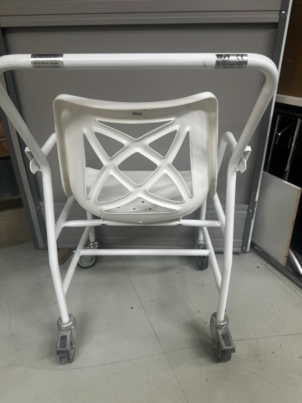 Roma Medical Wheeled Mobile Shower Chair - SelfiMed UK