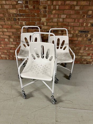 Roma Medical Wheeled Mobile Shower Chair - SelfiMed UK