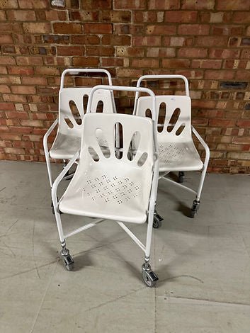 Roma Medical Wheeled Mobile Shower Chair - SelfiMed UK