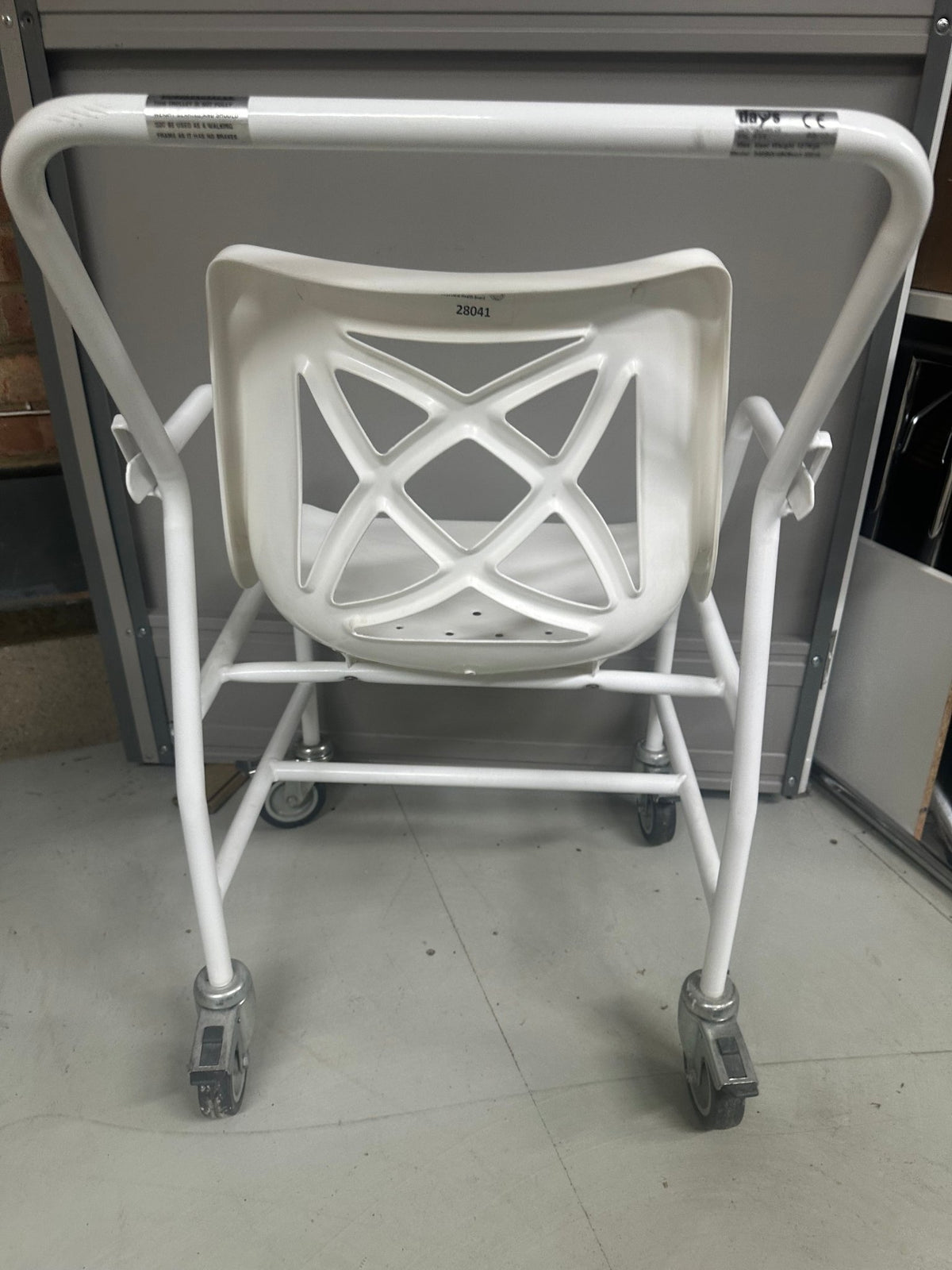 Roma Medical Wheeled Mobile Shower Chair - SelfiMed UK