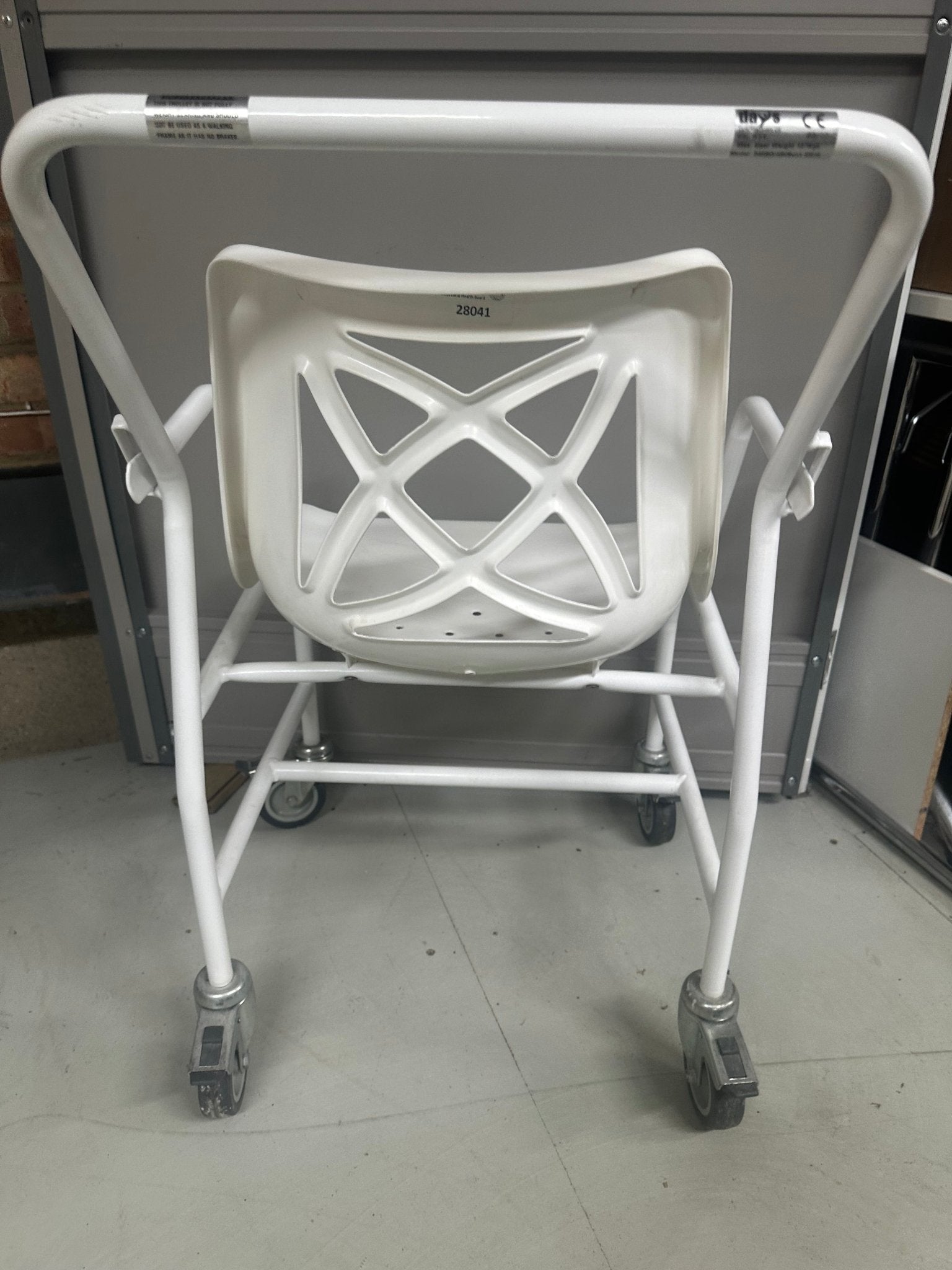 Roma Medical Wheeled Mobile Shower Chair - SelfiMed UK